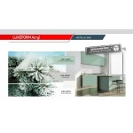 Фасад LuxeForm Acryl ME-805U Платинум, идеальное зеркальное сияние, толщина 18,4мм, основа МДФ, обратная сторона-высокопрочное покрытие в цвет